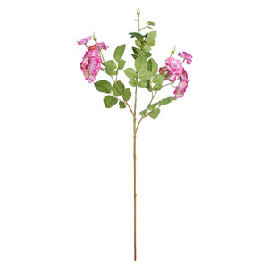 Rose Spray - Purple - 64cm