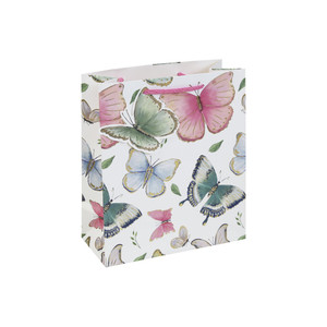 Wht Kraft Butterfly Medium Bag 