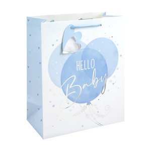 Hello Baby Boy Large Gift Bag