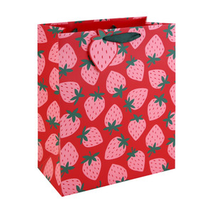 Neon Strawberry Large Gift Bag 