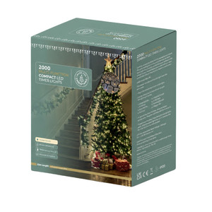 LED String Lights Twinkle Effect 2000 - Warm White - Length 4500cm