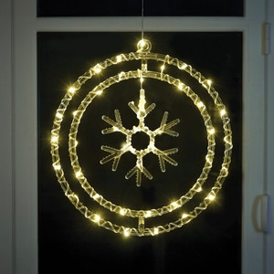 SnoFlake Rings! - Warm White, 30cm
