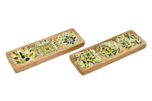 30X10Cm Casa Oliva Enamel Tray