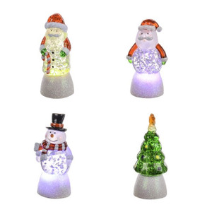 Snowglobe Led 4Ast
