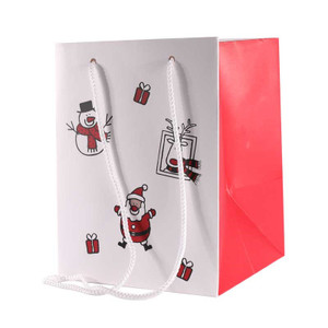 19x25cm Santa Snowman Hand Tie Bag