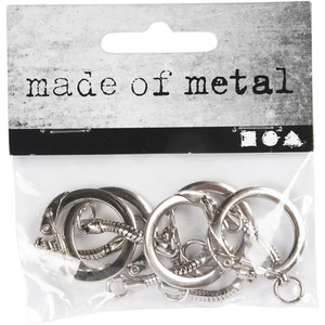 Key Chain, L: 6 cm, D: 2,3 cm, 5 pc/ 1 pack