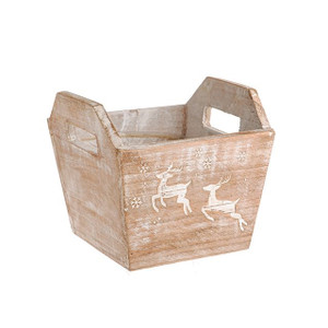 Christmas Deer Wooden Square