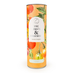 Set Of 9 Tealights Vine Tomato & Cedarwood - 5% Vine Tomatoes Scent