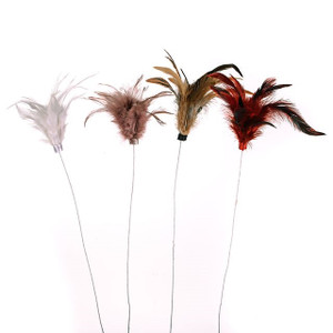 Amora Feather Pick 4 Assorted 47Cm