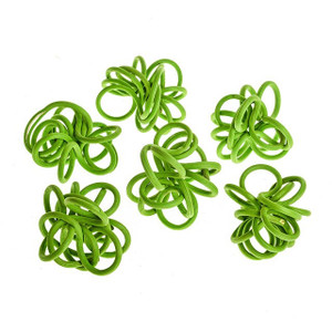 Curly Rattan Apple Green