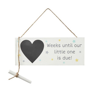 Gift Baby Countdown Sign