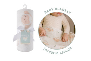Farm Friends Lamb Baby Blanket