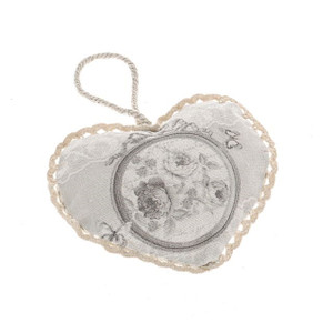Rose Cushion Hanging Heart