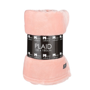 Famke fleece plaid peach - l180xw130cm 