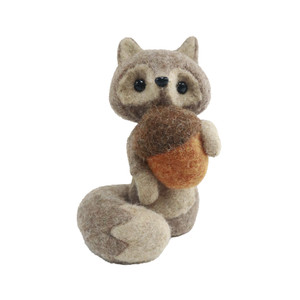 Fox with an Acorn Ornament - H15cm
