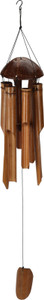 Wind Chime With 6 Bamboo Chimes  Size Dia 15Xh30Cm