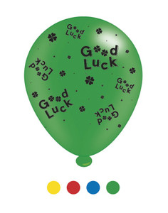 Good Luck Latex Balloons pk of 8 (1/48)