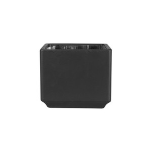 Moda  Black Cube Planter - H12 x Dia 14cm