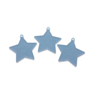 Weights Star Shape Pastel Blue Pk 50