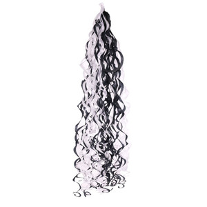 Balloon Tassels White And Black