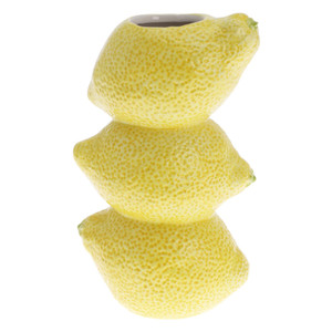 Vase Lemon Triple Stacked 