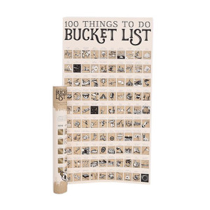 Bucketlist Scratch Poster from Country Baskets
