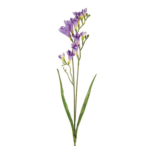 Artificial Freesia Spray Purple 2 Heads 69 cm