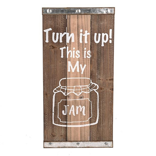 Lyric Plaque Wood and Metal My Jam