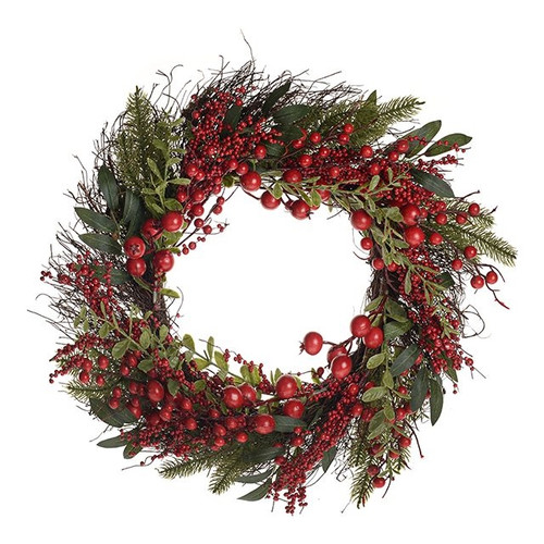 Christmas Wreath With Berries