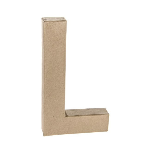 Paper Mache Craft Letter L