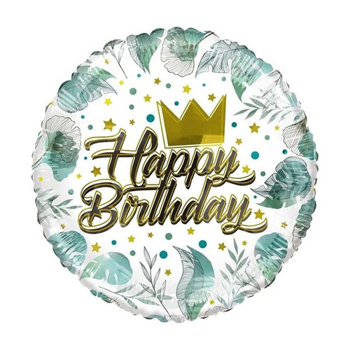 Happy Birthday Crown Eco Balloon