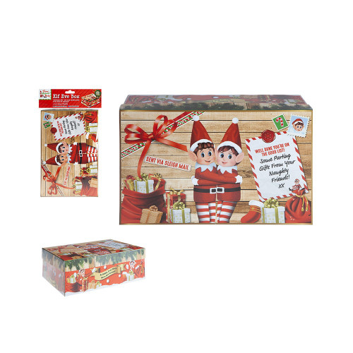 Elf Xmas Eve Box 17x26.5x8.5cm