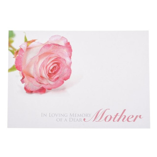 Large Florist Card In Loving Memory Mother