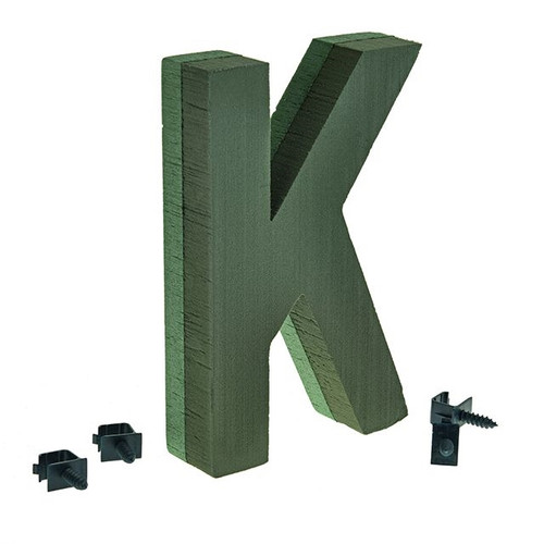 Floral Foam Letter K