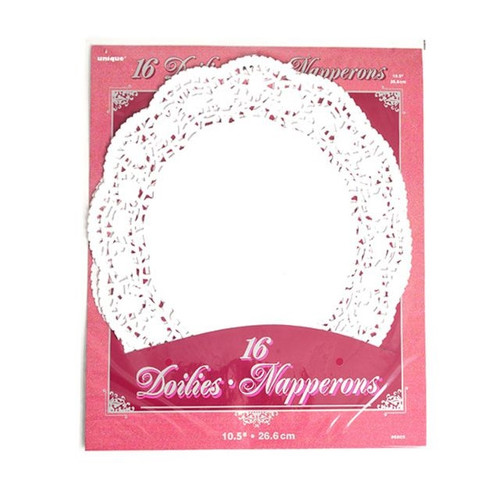 Doilies White Pack Of 16