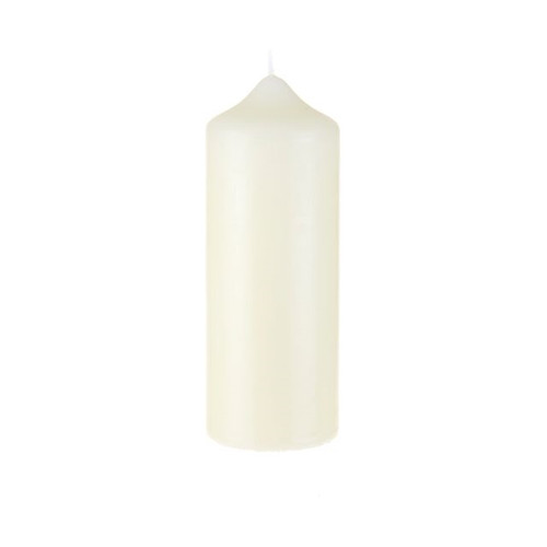 Ivory Chapel Pillar Candle 17 x 6 cm 49 Hours Burn Time