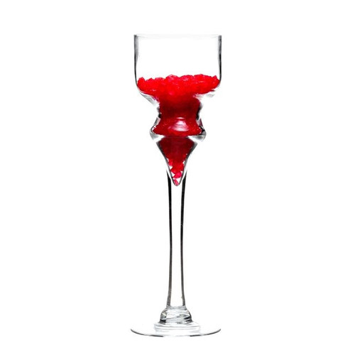 Glass Goblet Vase 40 cm from Country Baskets