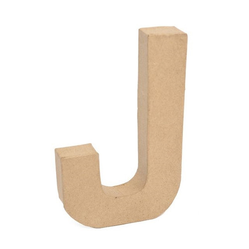 Paper Mache Craft Letter J