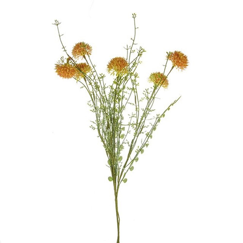 English Heath Cornflower Leaf Bunch Orange