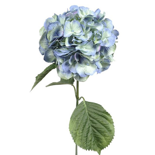 Artificial Hydrangea Stem Light Blue 70 cm