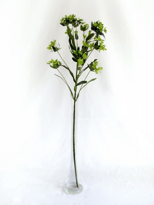 Wax Flower Spray Green 83 cm