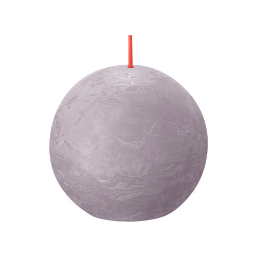 Bolsius Rustic Ball Candle 76mm - Frosted Lavender from Country Baskets