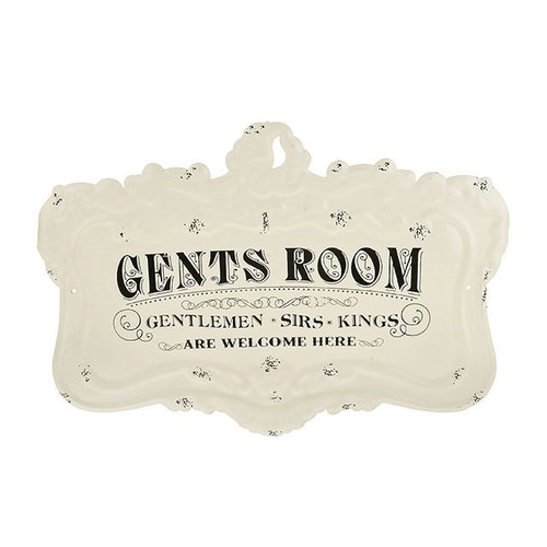 Gents Room Wall Plaque 45 cm
