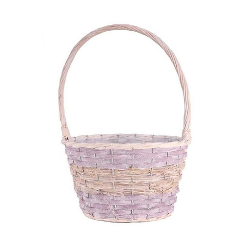 Hucote Round Basket Lilac