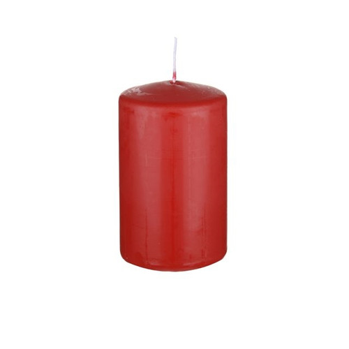 Red Pillar Candle 10 x 6 cm