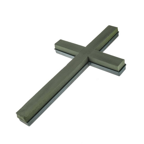 Floral Foam Plastic Backed Cross 61 cm 2 Pack