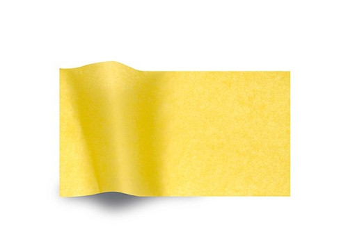 Waxed Water Resistant Tissue Paper Buttercup 50 Pack from Country Baskets
