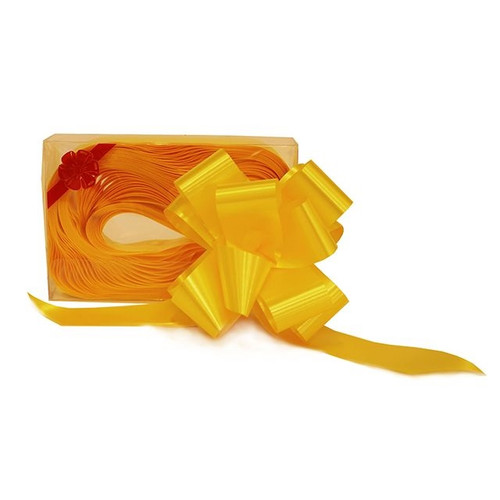 Pull Bows Yellow 20 Pack