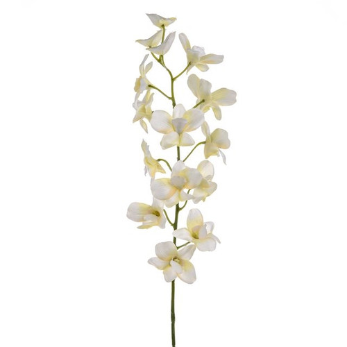 Artificial Dendrobium Orchid Cream 82 cm