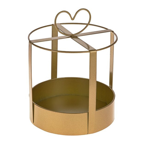 Round Plant Holder Champagne from Country Baskets